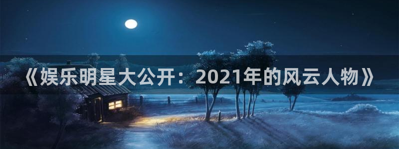NG大舞台：《娱乐明星大公开：2021年的风云人物》