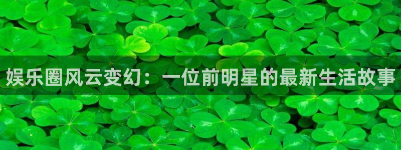 南宫大舞台官网入口：娱乐圈风云变幻：一位前明星的最新生活故事